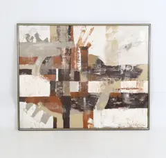 Abstract Painting by Lee Reynolds, Oil on canvas, sold Feb 2026