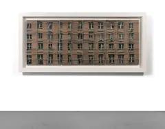 Reflection by Evol, 2015, Pochoir et peinture aérosol sur carton, sold Jun 2018