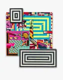 Collabo with Joe by Revok et Rime, 2013, Assemblage de bois, encre et acrylique sur panneau, sold Jun 2018