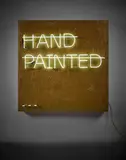 Untitled (Hand Painted...) by Rero, 2016, Néon et technique mixte sur bois, sold Jun 2018