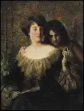 Reflections of Beauty by Laura Adelaine Lyall Muntz, oil on canvas, sold May 2010
