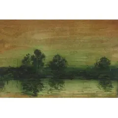 Reflecting Pool by Michael Dubina, Watercolor on paper, offered Sep 2013