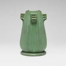 Rare vase, model 167 by Orlando Giannini, c. 1904, glazed earthenware, sold Oct 2026