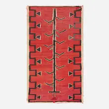 Corn Yei rug by Emmi Whitehorse, hand-woven wool, sold Oct 2026