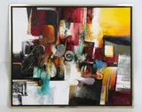 Untitled by Jonas Gerard, Expressionist mixed media abstract artwork, sold Apr 2026