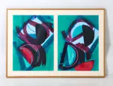 Untitled by Edward Youkilis, Abstract acrylic on paper, sold Apr 2026