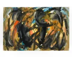Untitled by Jacob Semiatin, Abstract watercolor, sold Apr 2026