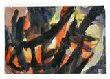 Untitled by Jacob Semiatin, Abstract watercolor, offered Apr 2026