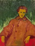 Portrait d'Arne Laurin (?) - Circa 1910 by Otakar Kubín, Huile sur toile, sold Mar 2018