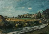 Paysage by Auguste Chabaud, Huile sur toile, sold Mar 2018