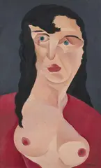 Portrait de femme (ou Prostituée)- 1922 by Jindřich Štyrský, Huile sur toile, sold Mar 2018