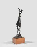 Chemise enlevée by Robert Couturier, 1950, Bronze à patine brune, sold Mar 2018