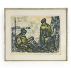 Untitled by Anker Landberg, Lithograph 1964, sold May 2026