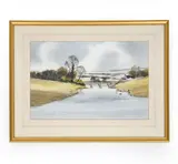 Untitled by Raymond Witchard, River watercolor, offered May 2026