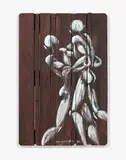 Sans titre by Jérôme Mesnager, 2016, Acrylique sur palissade de bois, sold Apr 2018