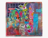 Everyone has there own arrow by Ghost, 2016, Peinture aérosol, acrylique et marqueur sur toile, sold Apr 2018