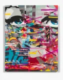 Bill Stickers by Aroe, 2016, Peinture aérosol et acrylique sur toile, sold Apr 2018
