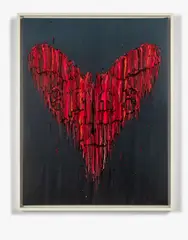 Guerepée by Brusk, 2014, Acrylique et feutre gouaché sur toile, sold Apr 2018