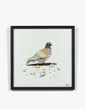 Pigeon by Gris1, 2016, Marqueurs sur papier, sold Apr 2018