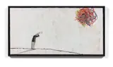 L'étranger by Ella & Pitr, 2011, Technique mixte sur papier marouflé sur toile, sold Apr 2018
