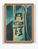 Danger no smoking by Shepard Fairey, 2016, Sérigraphie sur bois, sold Apr 2018