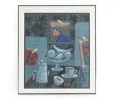 Untitled by Lynwood Kreneck, Pops kitchen screenprint, sold May 2026