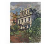 Untitled by Gang Qian, Watercolor pastel, sold May 2026