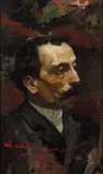Retrato de l'artista Alarcon by Joaquín Sorolla, 1889, Huile sur toile, sold Jun 2018