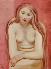 Nu assis by Moïse Kisling, 1930, Huile sur toile, sold Jun 2018