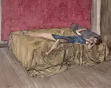 Femme étendue sur un lit by Francis Gruber, 1948, Huile sur toile, sold Jun 2018
