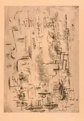 Bass by Georges Braque, 1950, Eau-forte en noir signée et numérotée "39/50", sold Jun 2018