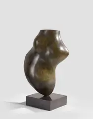 Courseulles by Baltasar Lobo, 1964-68, Bronze à patine brune nuancée, sold Jun 2018