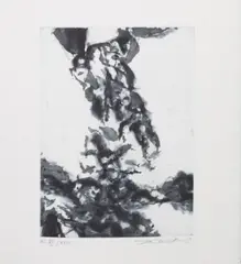 Sans titre by Zao Wou-ki, Eau-forte et aquatinte originale signée au crayon et numérotée, sold Feb 2014