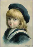 Sailor Girl by Laura Adelaine Lyall Muntz, watercolour on paper, sold Nov 2008