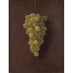 Grapes by Robert J. Onderdonk, Oil on artist's board, sold Mar 2013