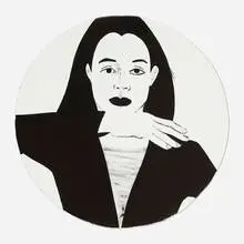 Untitled (from Self-Portrait in a Convex Mirror) by Alex Katz, 1984, lithograph, offered Aug 2026