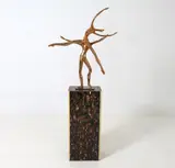 Untitled by Manuel Carbonell, bronze on black, sold Jun 2026