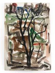 Untitled by Jacob Semiatin, Watercolor, sold Jun 2026