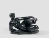 Sandra by Antoniucci Volti, Bronze à patine bleu nuit, sold Jun 2018