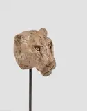 Tête de lionne du heurtoir de la porte d'entrée de l'atelier de Giacometti -54 rue du Moulin Vert, Paris XIVè by Diego Giacometti, Plâtre, sold Jun 2018