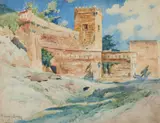 Torre de los Piquos, Granada, 1992 by Frank Myers Boggs, Aquarelle,, sold Apr 2018