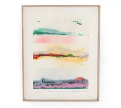 Untitled by John Chamberlain, "galion" lithograph, sold Jun 2026
