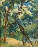 Les vignes du Minho (Portugal) by Paul Collomb, Huile sur toile, sold Apr 2018