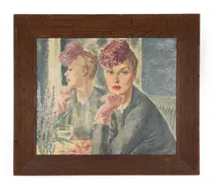 Portrait by Walter Charles Klett, Oil on board, sold Jun 2026
