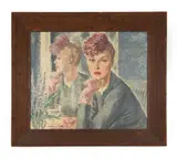 Portrait by Walter Charles Klett, Oil on board, sold Jun 2026