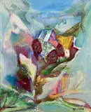 Composition by Genevièves Pezet dit Genevièves, Huile sur toile,, sold Apr 2018