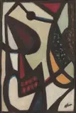 SANS TITRE by Jean-Michel Atlan, 1955, Huile sur toile, sold Jun 2018
