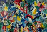 SEPTEMBER by Jan Voss, 1984, Huile, fusain et craies sur toile, sold Jun 2018