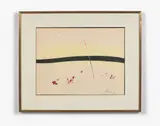 SANS TITRE by Jean Degottex, 1960, Encre sur papier, sold Jun 2018