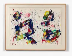 SANS TITRE (SF80-450) by Sam Francis, 1980, Acrylique sur papier, sold Jun 2018